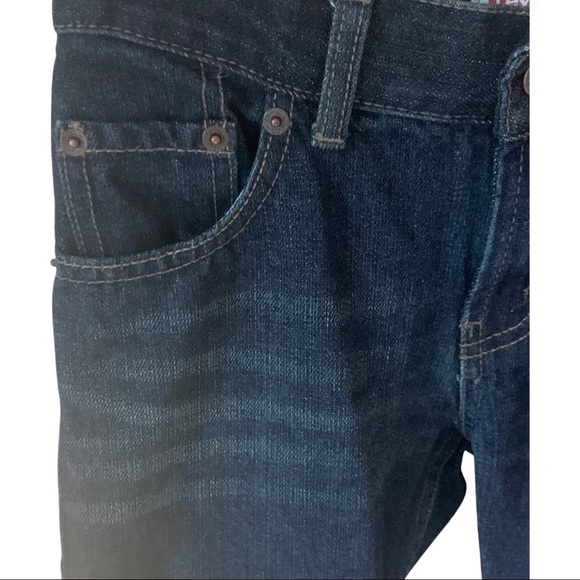 LEVI’S 514 Slim Straight Leg Boys Dark Wash Jeans Size 10 - Picture 8 of 14
